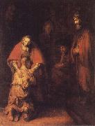 REMBRANDT Harmenszoon van Rijn The Return of the Prodigal Son oil painting artist